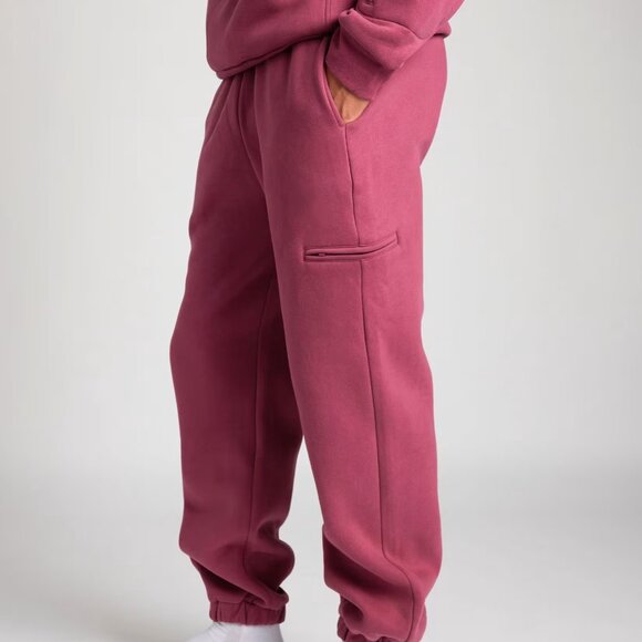 COMFRT Airplane Mode Travel Sweatpants | BERRY S - Picture 1 of 7